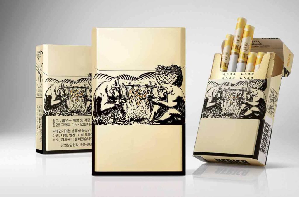 Custom cigarette packaging