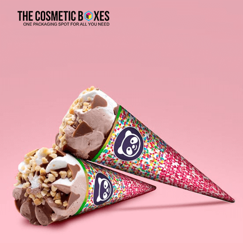 printed Ice Cream Cone Sleeves