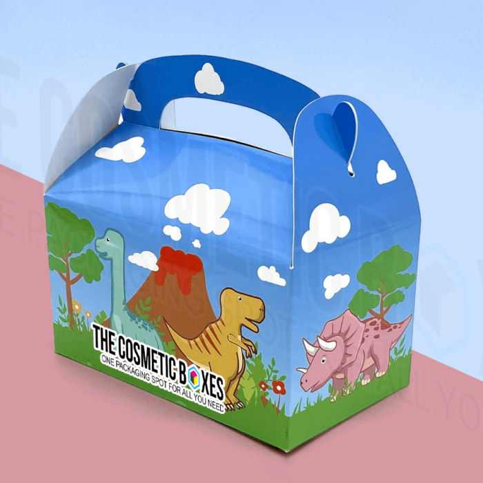 Custom Printed Dinosaur Party Boxes