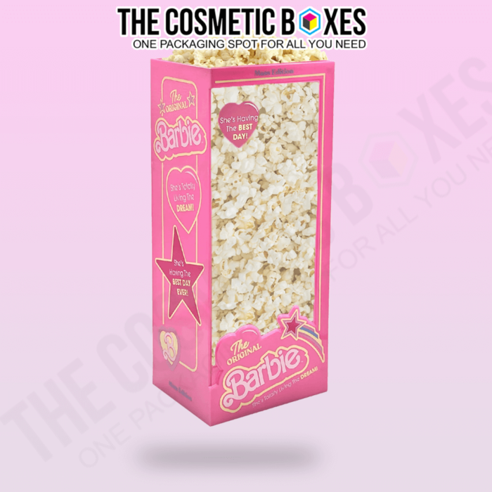 Luxury barbie popcorn boxes