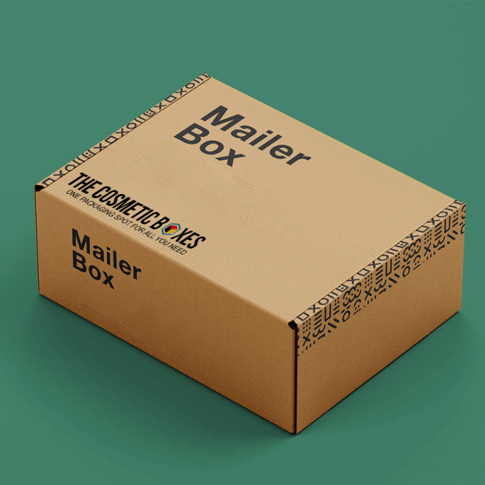 printed kraft mailer packaging